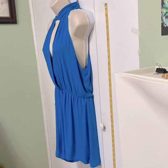 LUSH Romper Shorts Powder Blue Womens Large - Picture 7 of 9